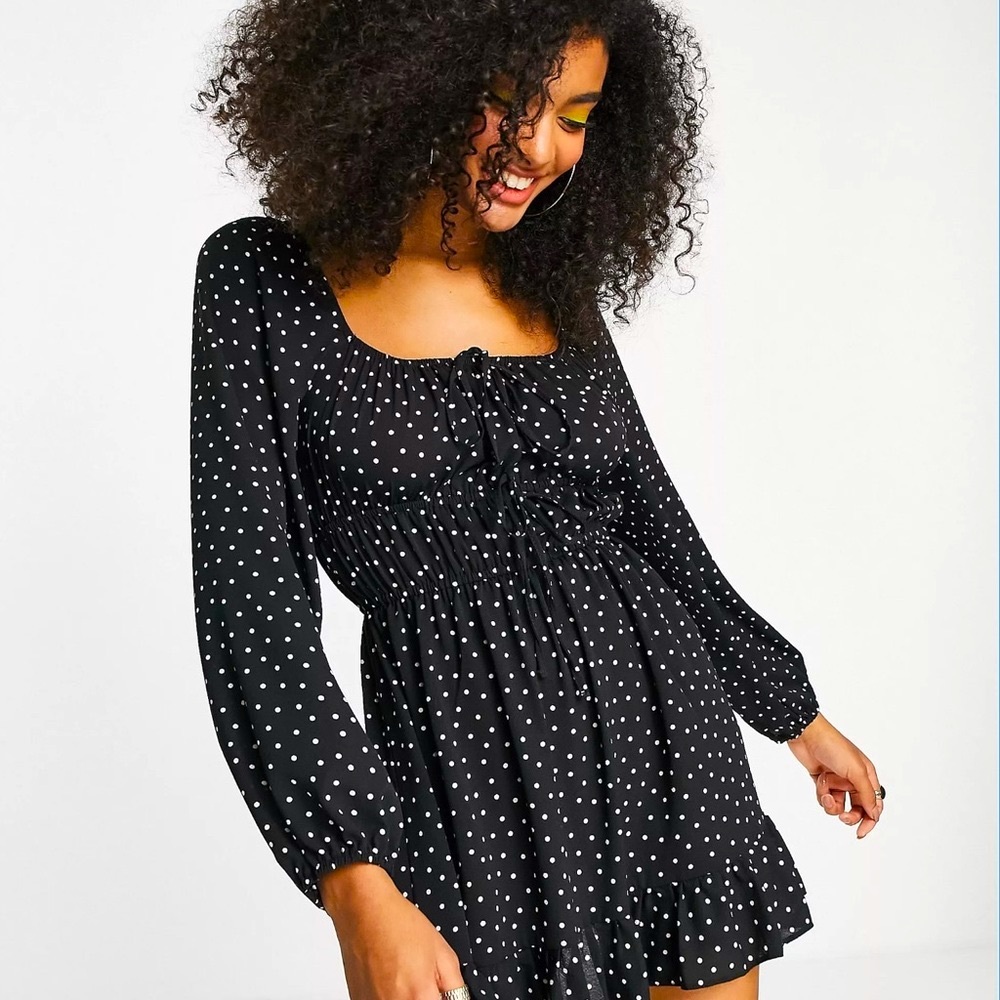 ASOS polka dot tea dress